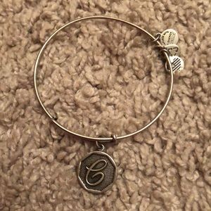 Alex and Ani Initial bangle bracelet